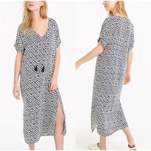 J Crew Caftan Abstract Hearts
